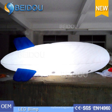 LED de PVC decorativo de aire inflable Helio Publicidad Dirigible RC Dirigible